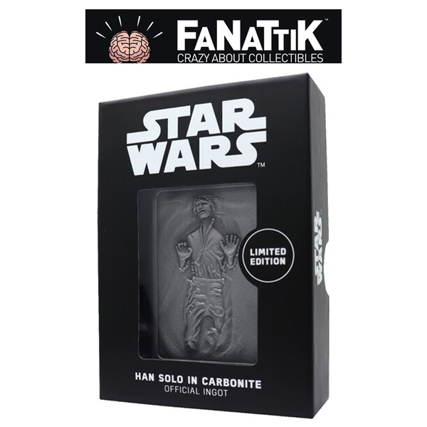 Fanattik Star Wars Limited Edition Han Solo in Carbonite Ingot